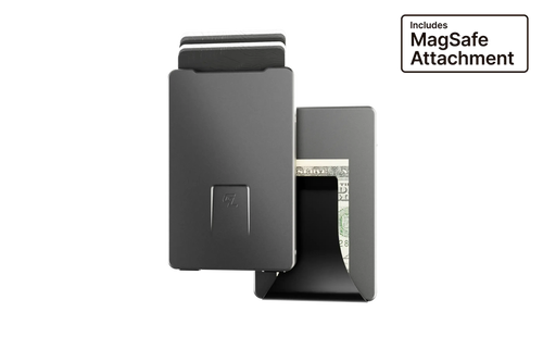 Groove Wallet® with MagSafe Plate - Gun Metal